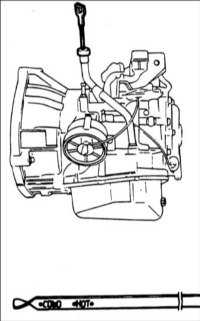 9.2.7 Проверка уровня жидкости в автоматической коробке передач