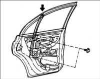  Задняя дверь Hyundai Accent