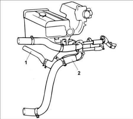  Трубки и шланги системы охлаждения Hyundai Accent